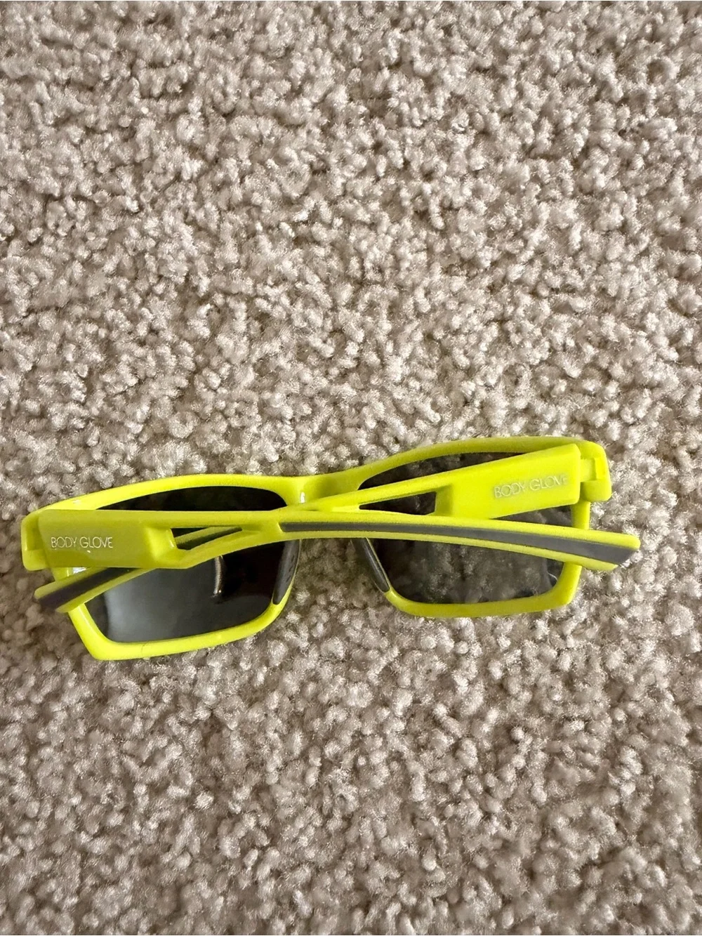 Body Glove Neon Yellow Mirrored Lens Sunglasses